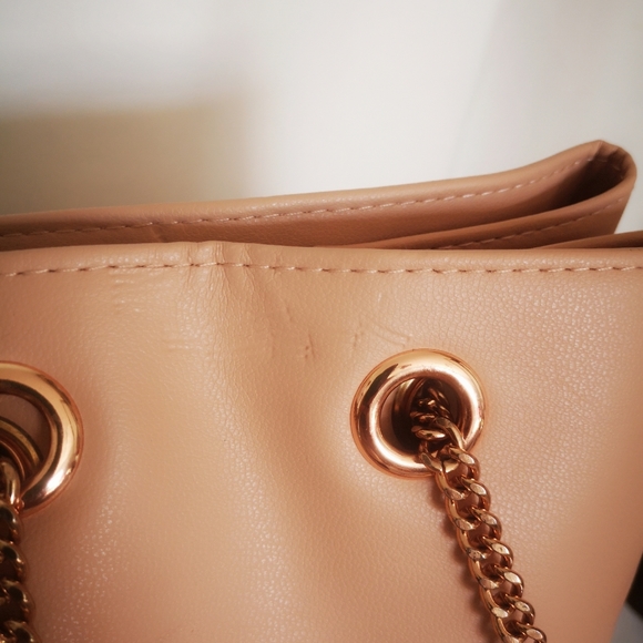 Auth Paco Rabanne Olympea Bucket Shoulder Bag Pink - Picture 13 of 16